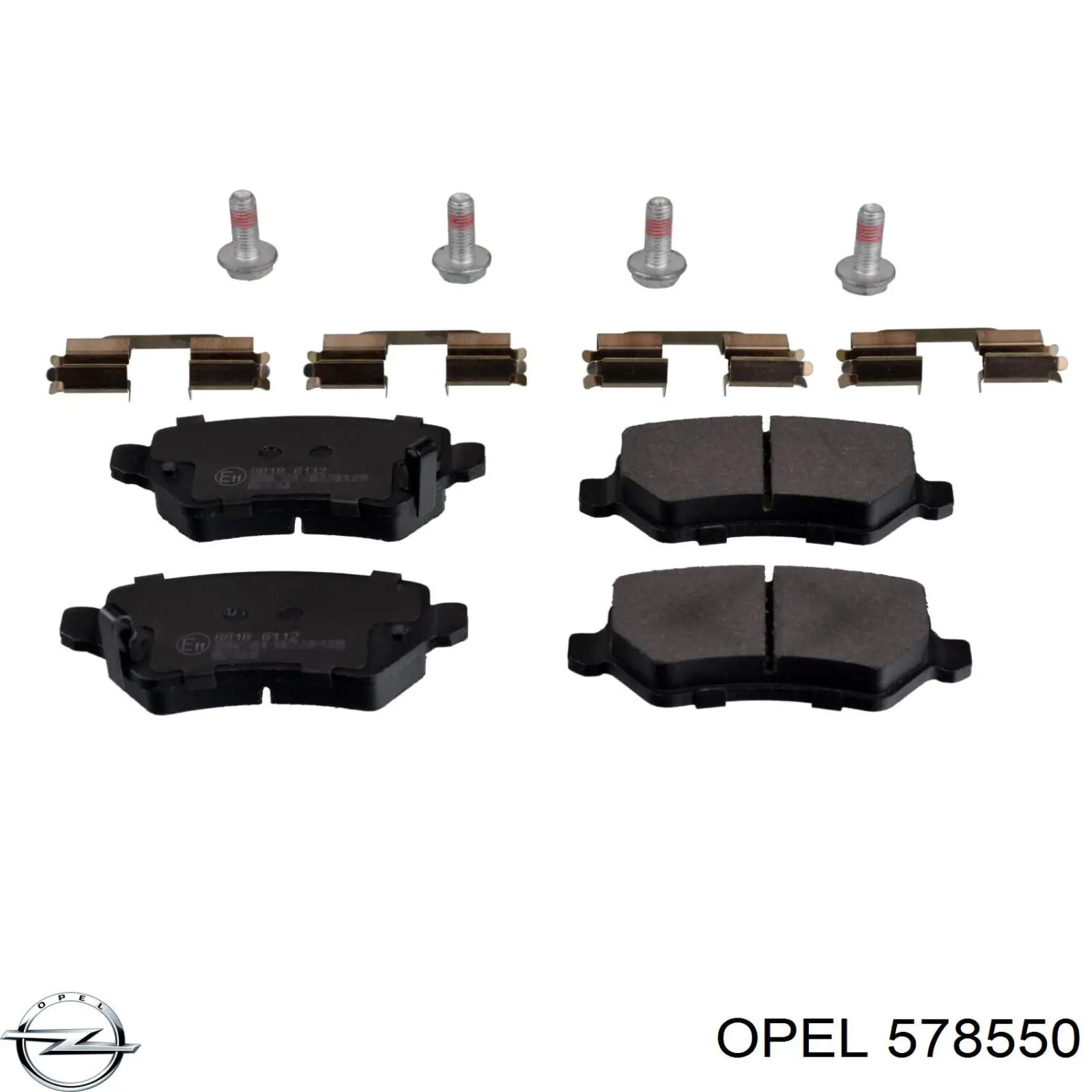 Купити 578550 Opel Ремкомплект ручника