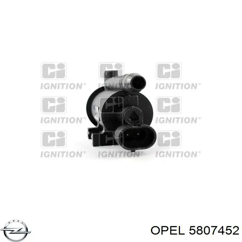 Купити 5807452 Opel Клапан системи вентиляції паливного бака