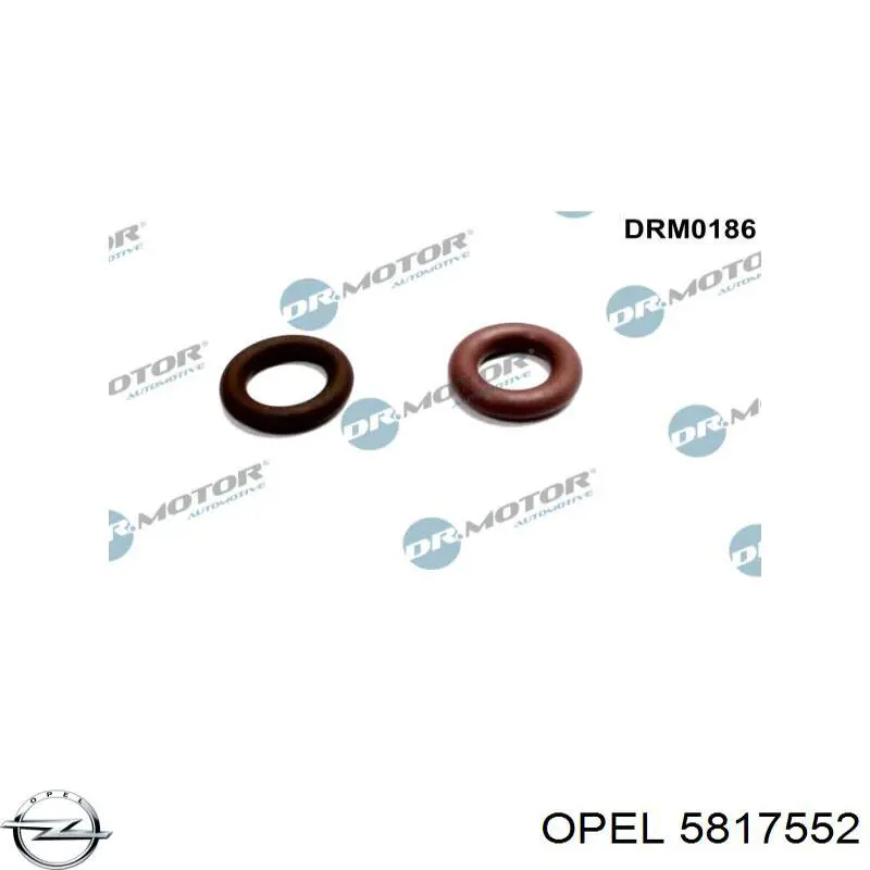 5817552 Opel кільце форсунки інжектора, посадочне