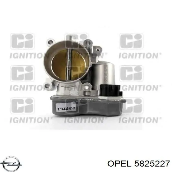 Дросільна заслінка 5825227 General Motors