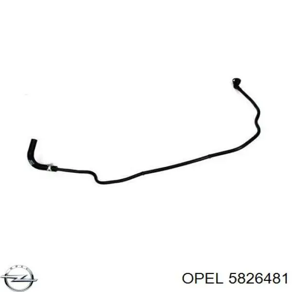 5826481 Opel шланг (патрубок обігріву дросельної заслінки)