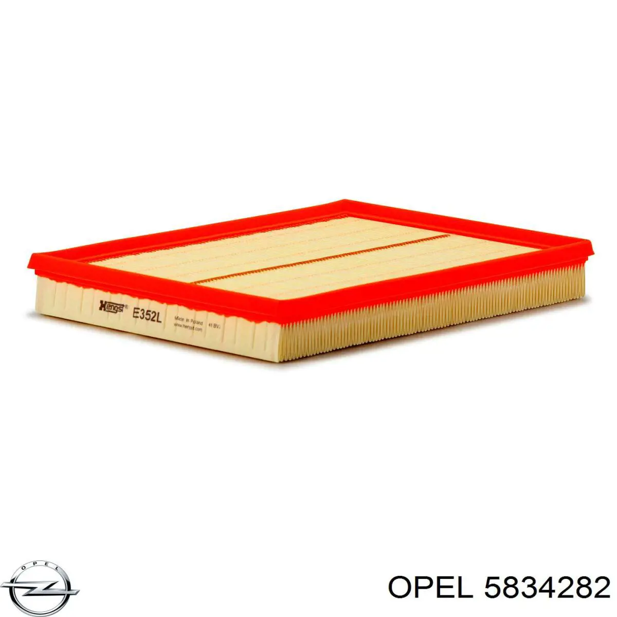 Фільтр повітряний Opel 5834282