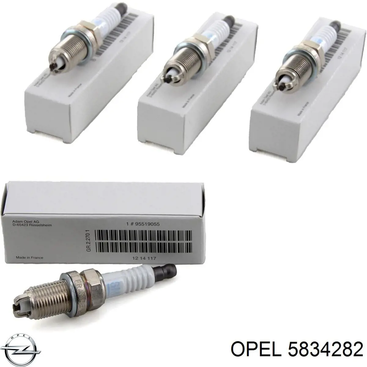 Елемент повітряного фільтра Opel 5834282 ціна, від 3.65 USD