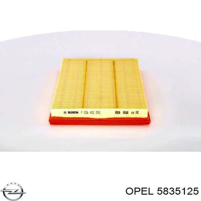 5835125 Opel Повітряний фільтр двигуна