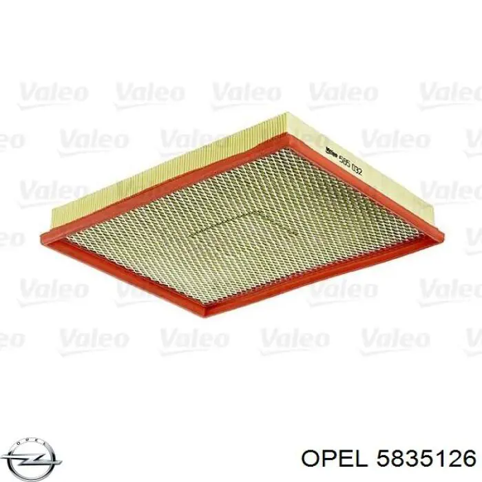 Купити 5835126 Opel Автомобільний фільтр повітря
