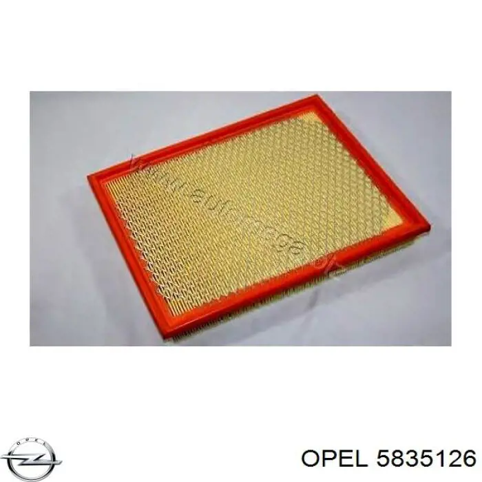 Повітряний фільтр 5835126 Opel
