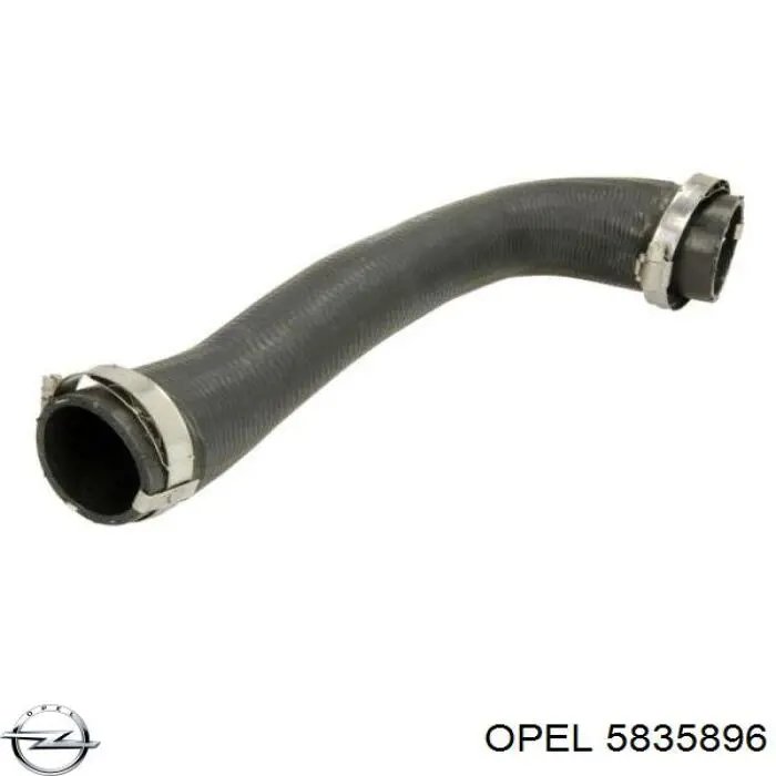Купити 5835896 Opel Патрубок повітряний, вихід з турбіни (наддув)
