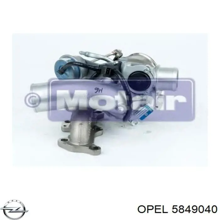 90423508 Opel Турбонаддув