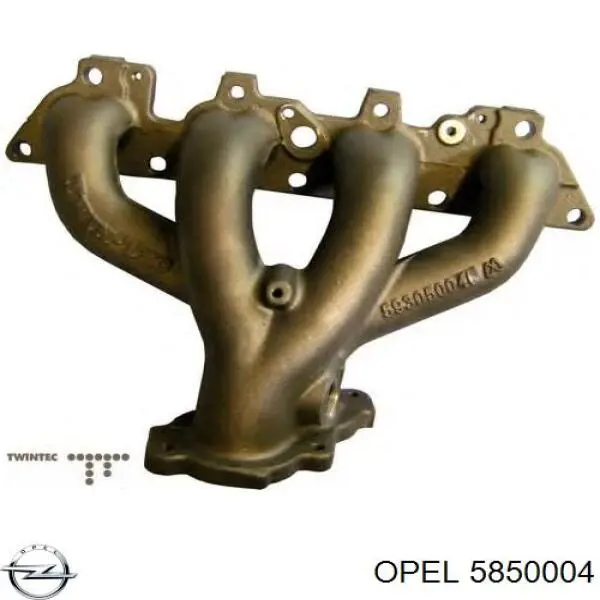 5850004 Opel колектор випускний