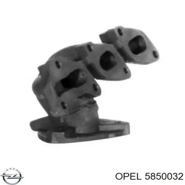 5850032 Opel Система випуску газів двигуна