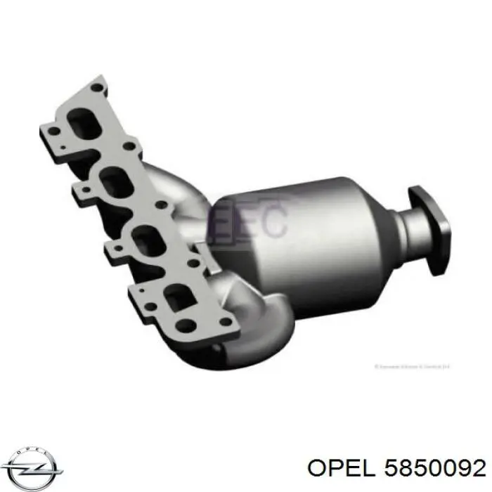 Каталізатор 5850092 Opel