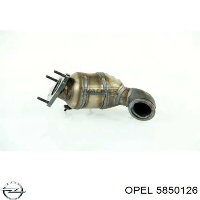 Купити 5850126 Opel Перетворювач відпрацьованих газів