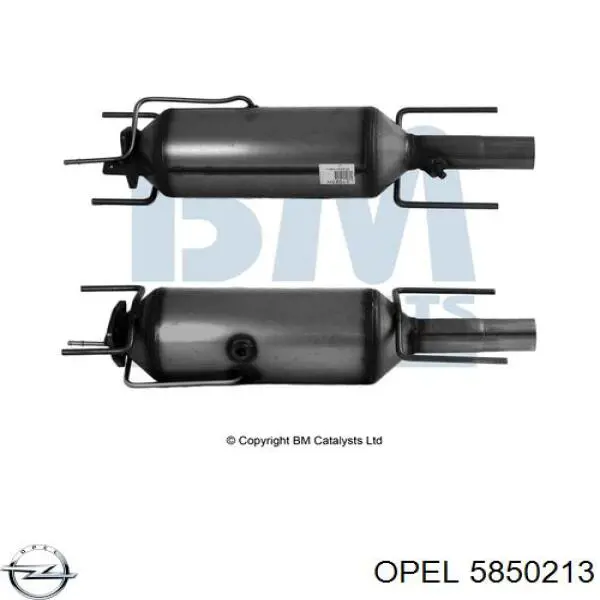 Сажевый фільтр 93197380 Opel