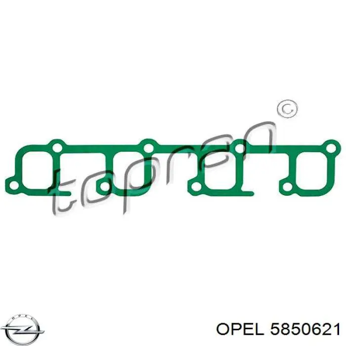 5850621 Opel прокладка впускного колектора