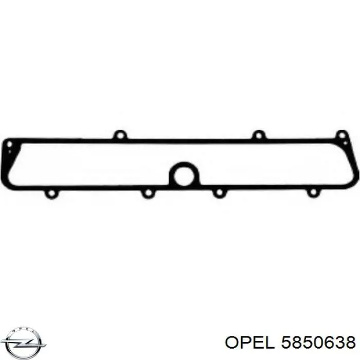 5850638 Opel прокладка впускного колектора, верхня