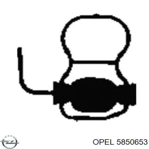 Купити 5850653 Opel Прокладка впускного колектора