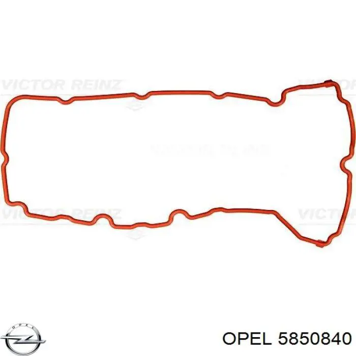 12581397 Opel прокладка впускного колектора, верхня
