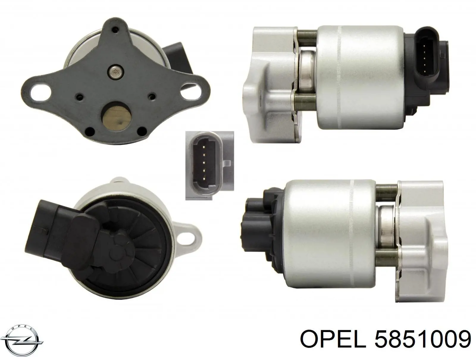 Купити 5851009 Opel Прилади управління системи рециркуляції