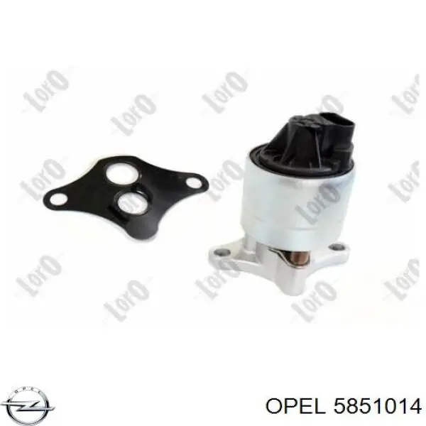 5851014 Opel клапан egr, рециркуляції газів