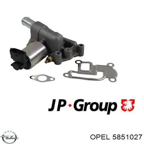 5851027 Opel клапан egr, рециркуляції газів