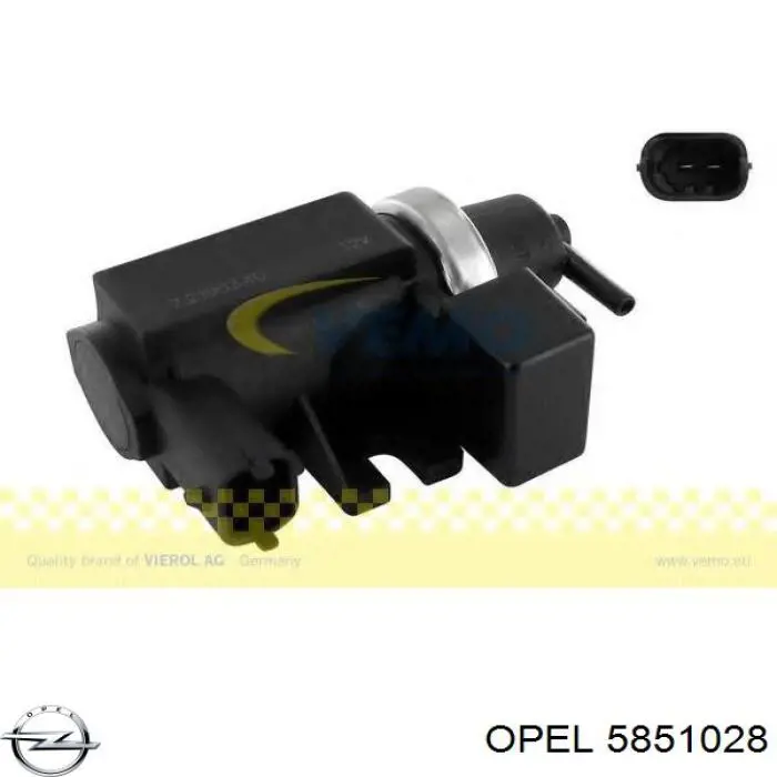 Клапан перетворювач тиску наддуву (соленоїд) Opel 5851028 ціна, від 133.96 USD