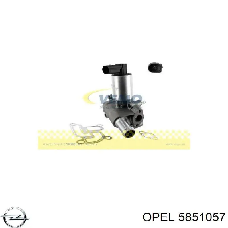Клапан EGR Opel 5851057 ціна, від 48.81 USD