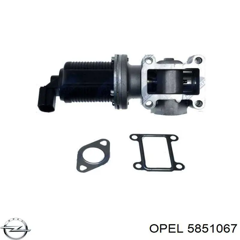 5851067 Opel клапан egr, рециркуляції газів