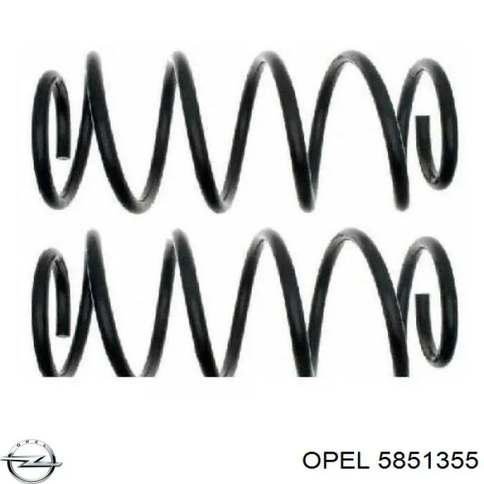 5851355 Opel прокладка egr-клапана рециркуляції