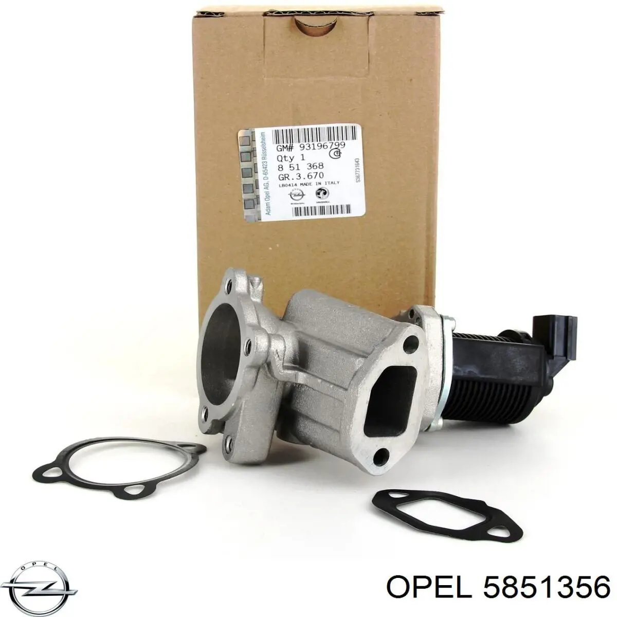 93177471 Opel прокладка egr-клапана рециркуляції