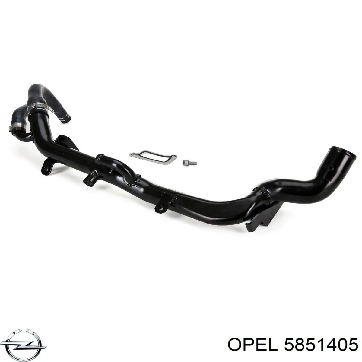 5851405 Opel Шланг (патрубок) радіатор EGR, подача