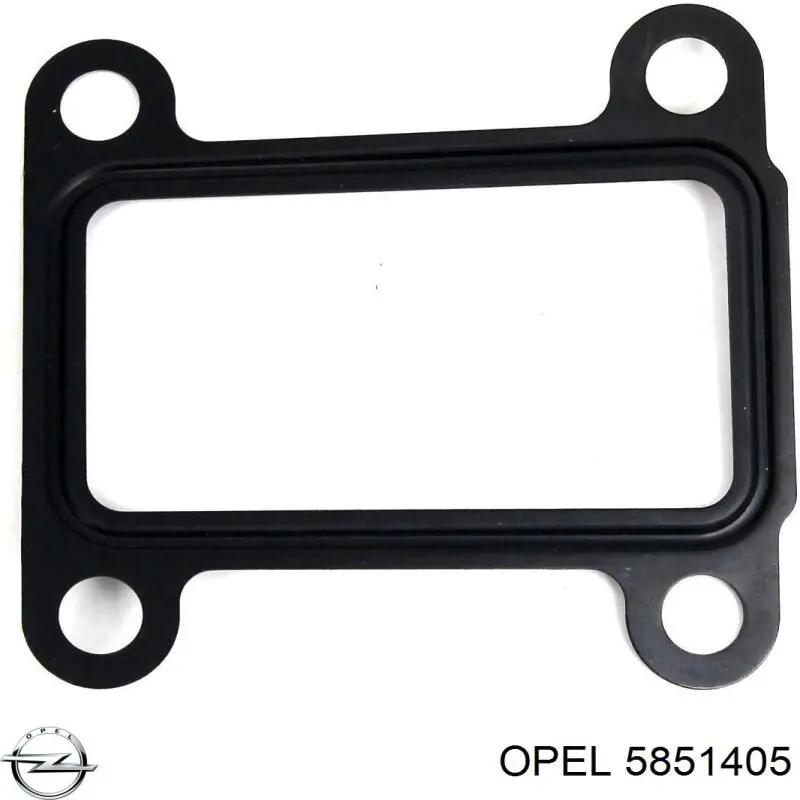 Купити 5851405 Opel Шланг (патрубок) радіатор EGR, подача
