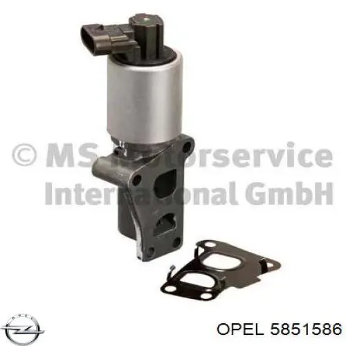 Клапан EGR Opel 5851586 ціна, від 62.69 USD