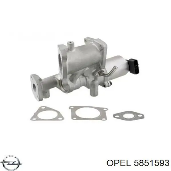 Клапан EGR Opel 5851593 ціна, від 115.51 USD