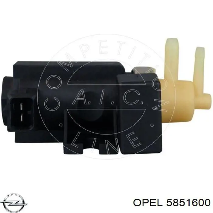 Клапан перетворювач тиску наддуву (соленоїд) Opel 5851600 ціна, від 55.22 USD