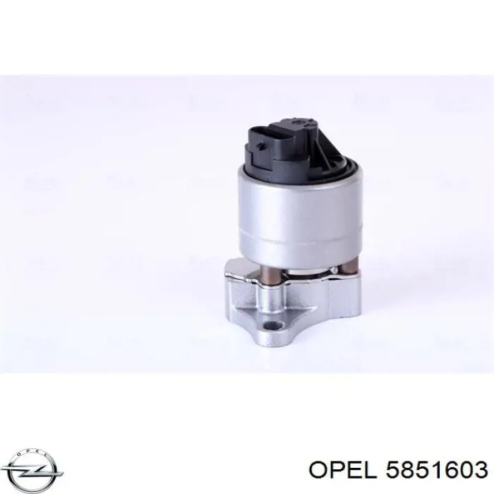 Клапан EGR, рециркуляції газів 5851603 Opel