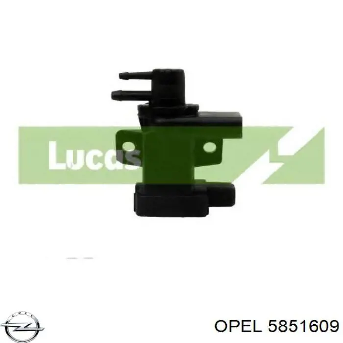 Клапан перетворювач тиску наддуву (соленоїд) Opel 5851609 ціна, від 54.32 USD