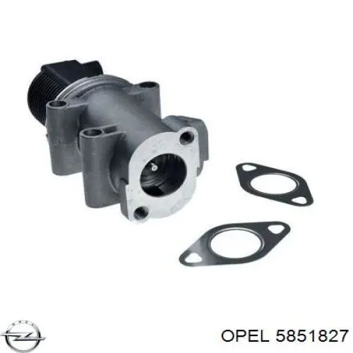 Клапан EGR, рециркуляції газів 5851827 Opel