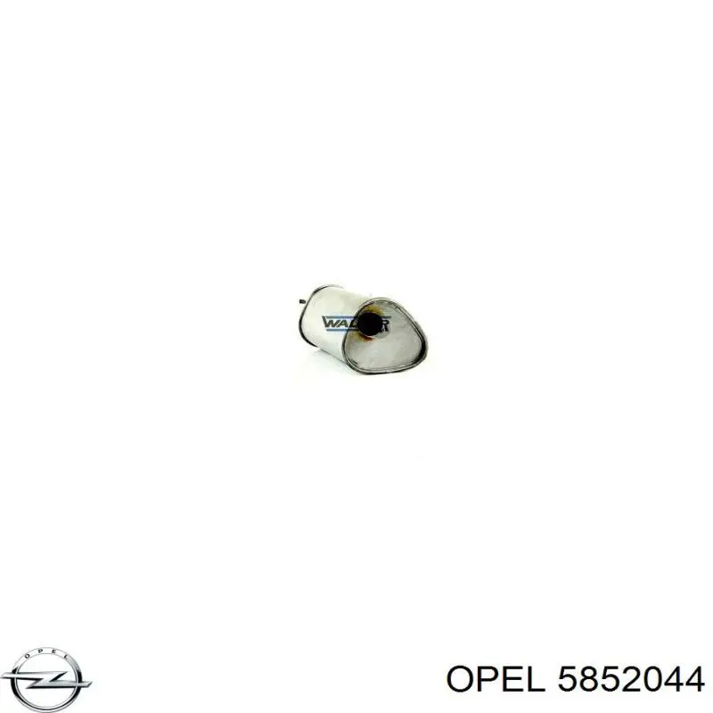Вихлопна труба Opel 5852044 ціна, від 41.46 USD