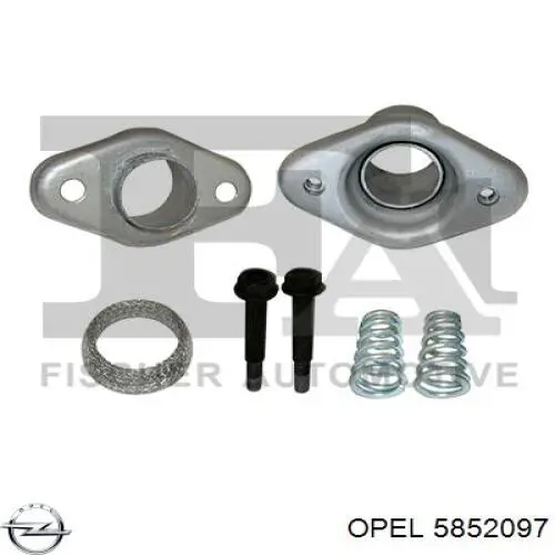 Вихлопна труба Opel 5852097 ціна, від 76.03 USD
