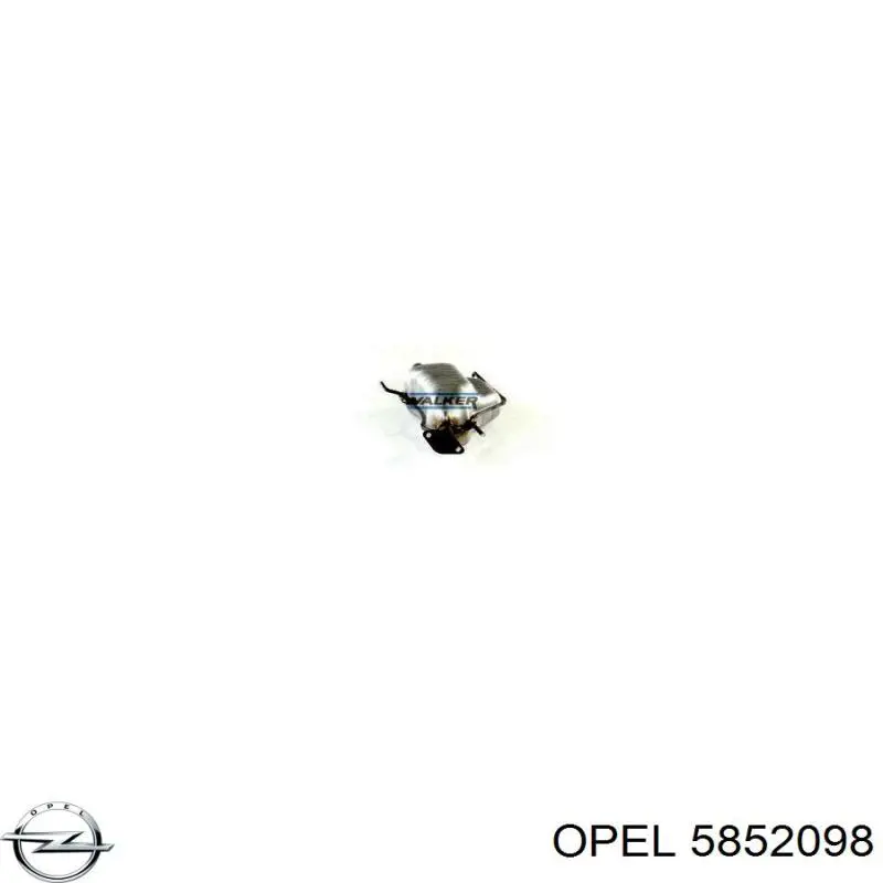 Вихлопна труба Opel 5852098 ціна, від 82.69 USD