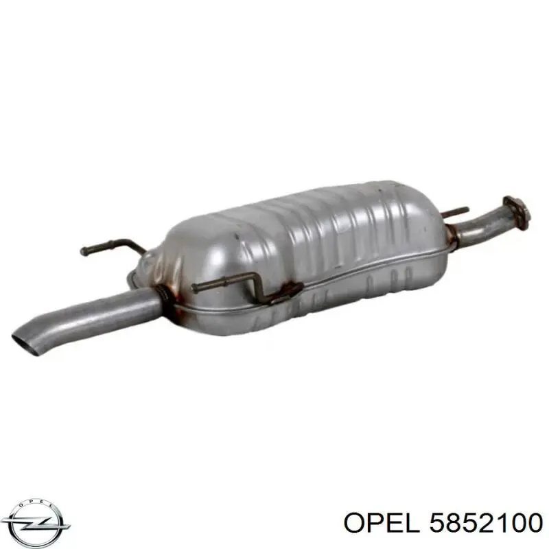Вихлопна труба Opel 5852100 ціна, від 81.23 USD