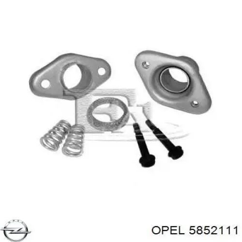 Глушник Opel 5852111 ціна, від 67.99 USD