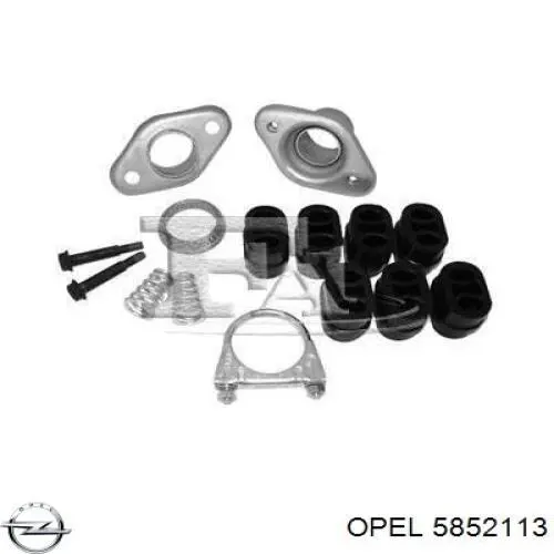 Купити 5852113 Opel Вихлопна труба