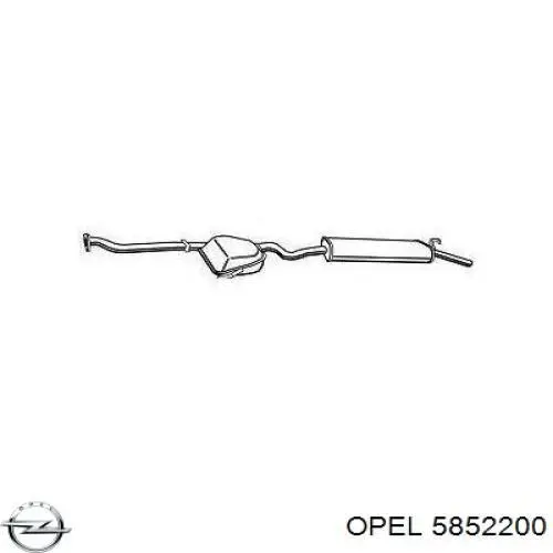 Купити 5852200 Opel Вихлоп