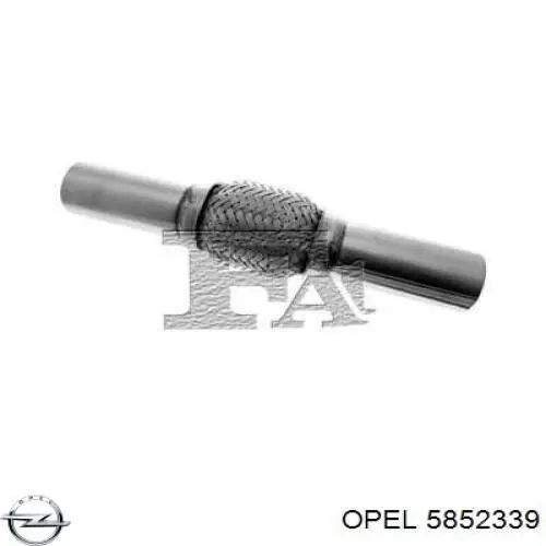 Глушник, центральна частина Opel 852397