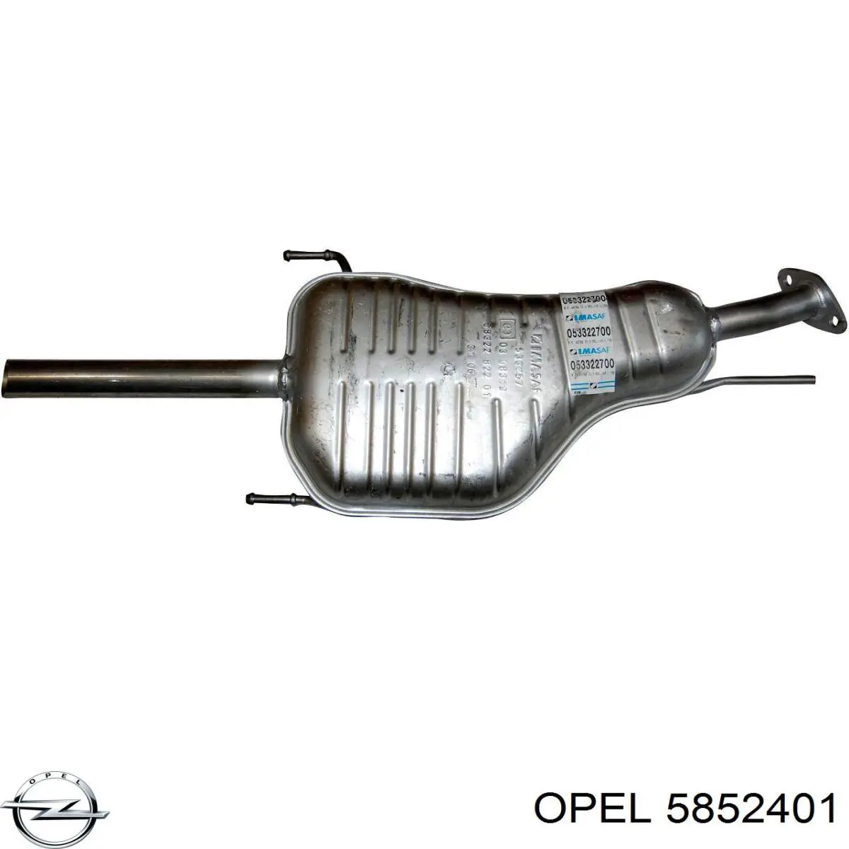 Глушилка задня Opel 5852058