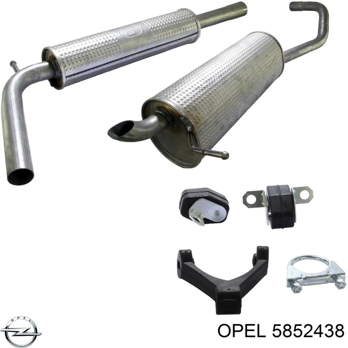 Вихлопна труба Opel 13158598 ціна, від 82.43 USD