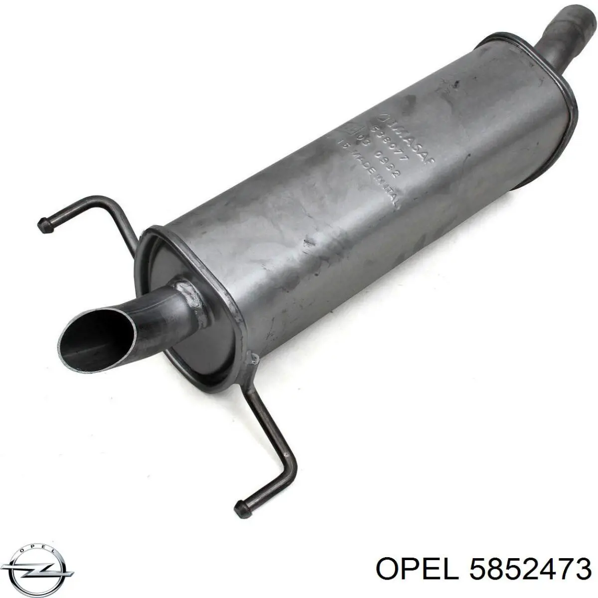 5852473 Opel Глушилка задня
