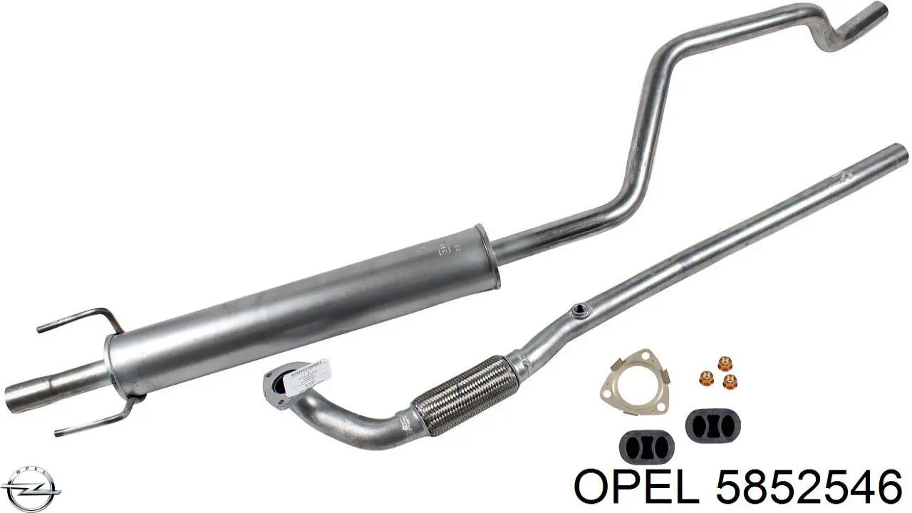 Купити 5852546 Opel Вихлопна труба