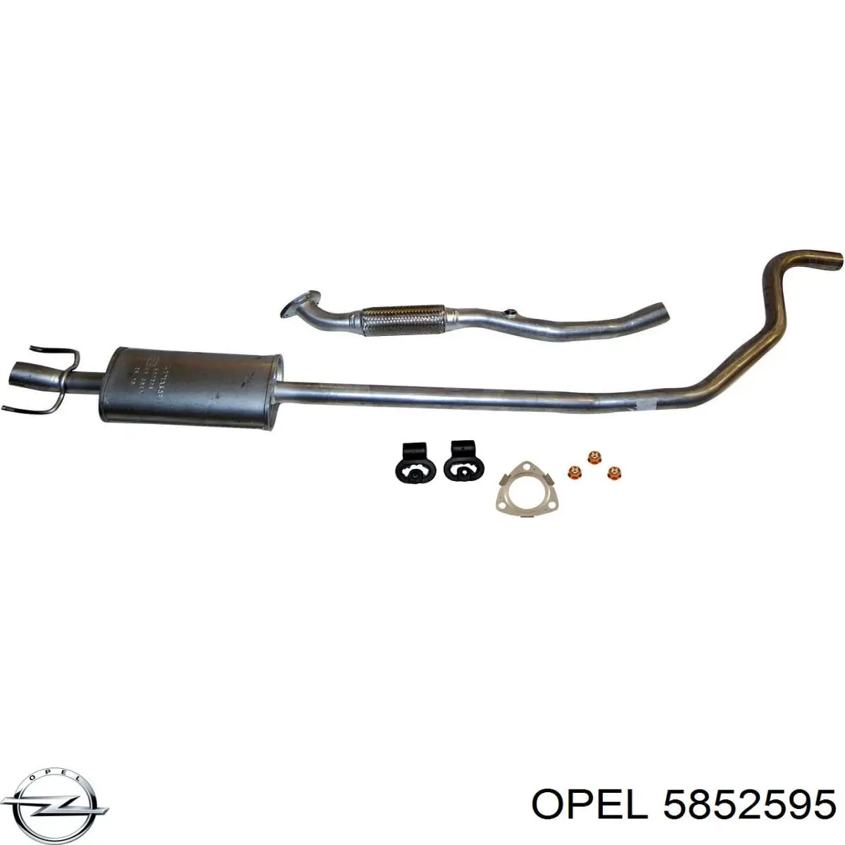 Глушник, передня частина Opel 5852595 ціна, від 66.19 USD